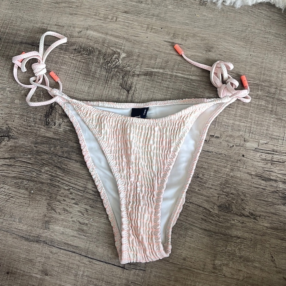 Triangl Swimwear Vinca Smocked side tie bikini bottomed